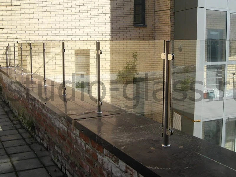 стеклянные ограждения для лестницы в Геленджик