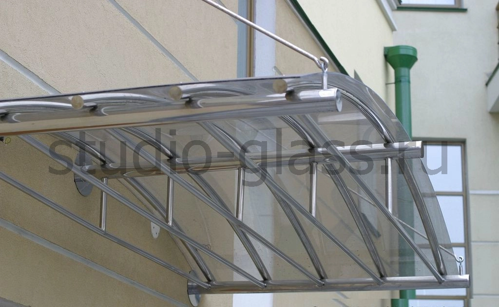 козырек из стекла цена в Геленджик