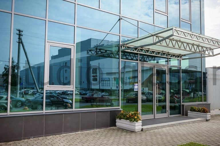 стеклянные козырьки с шумоизоляцией в Абинск